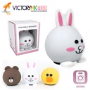 [M47] Bocina animales portátil inalámbrica Bluetooth Kawaii SG07 (Conejo)