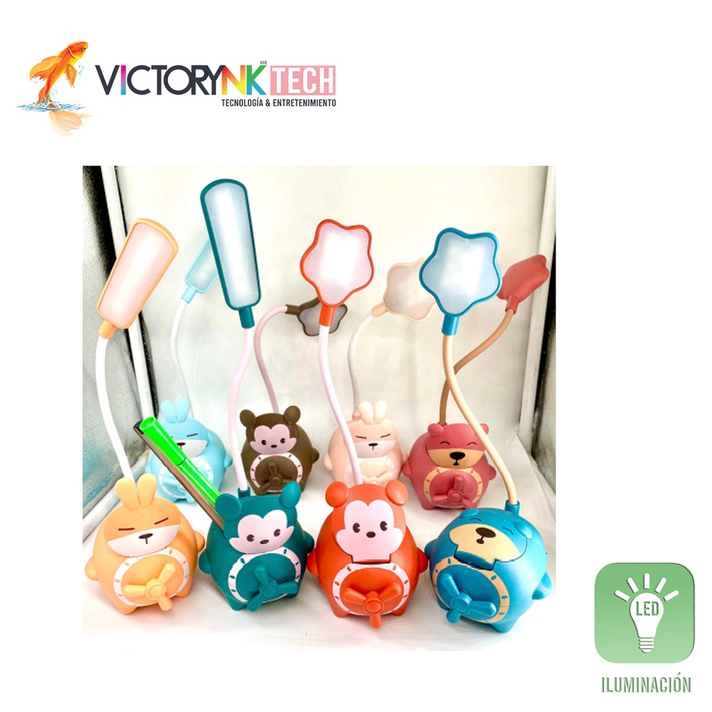 Lampara Recargable para Escritorio Animales Bebés Owii LAM020B1