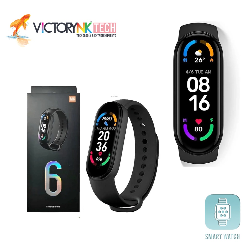 Smart Watch reloj inteligente deportivo bluetooth TSM6 TM6BK
