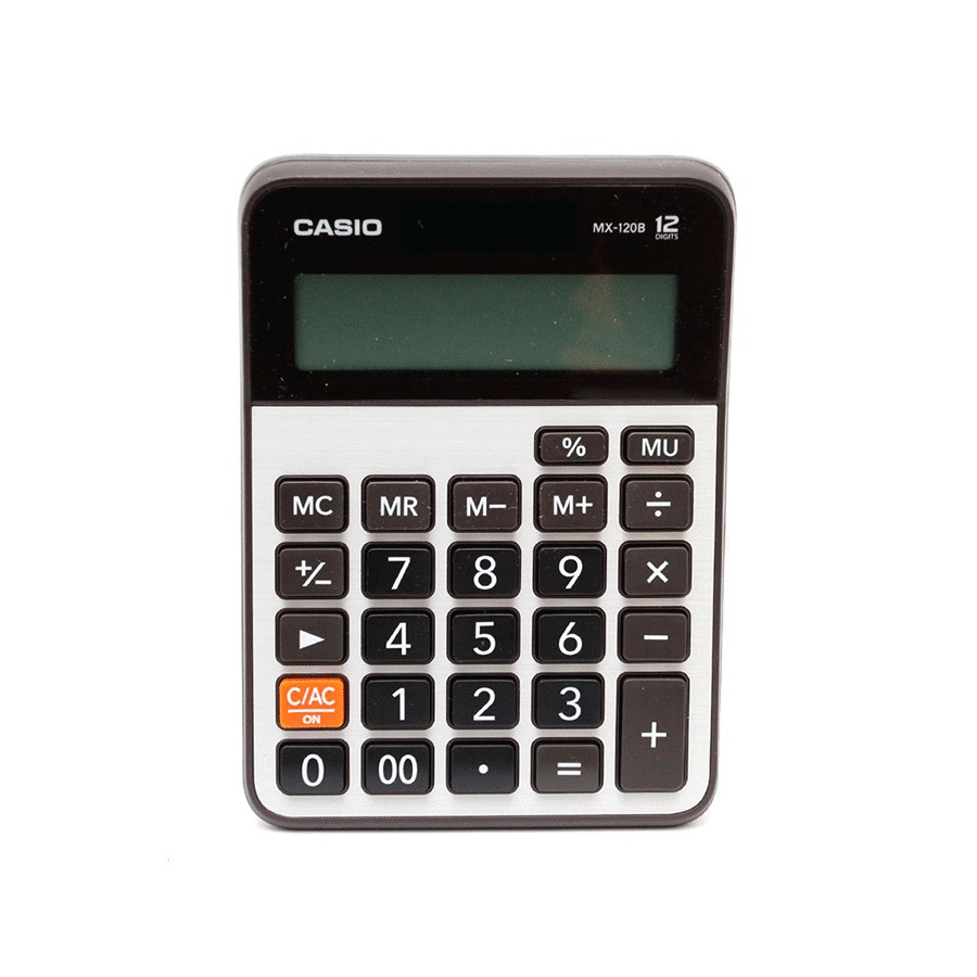 Calculadora electronica basica semi escritorio Casio MX-120B