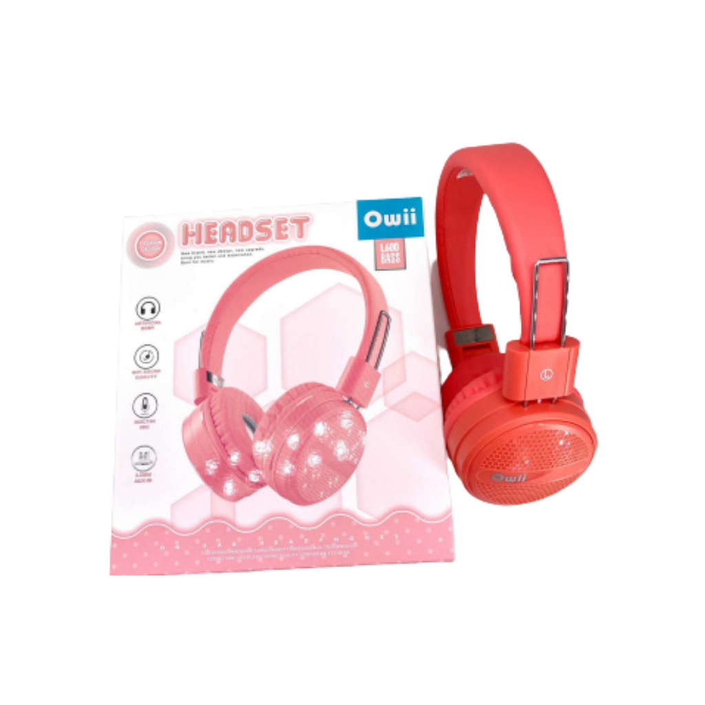 Audifono de Diadema Headset Inalambrico Bluetooth Plegable, HiFi 5.0-EDR Owii TL600