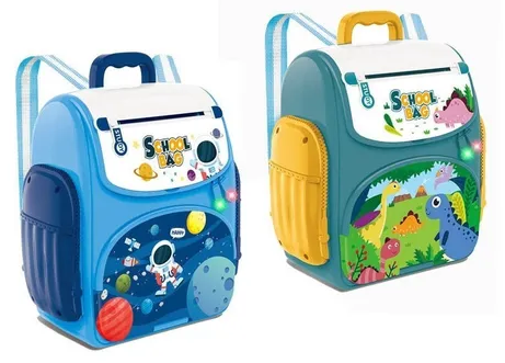 Alcancia cajero automatico ATM school bag para niños con clave y huella CQG001