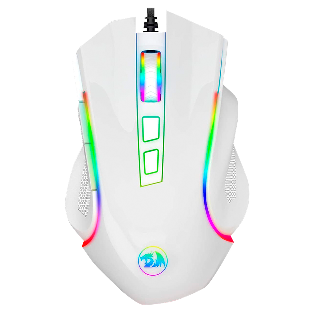 Mouse Gaming Alambrico RGB Blanco Griffin M607W Redragon 8800-0103