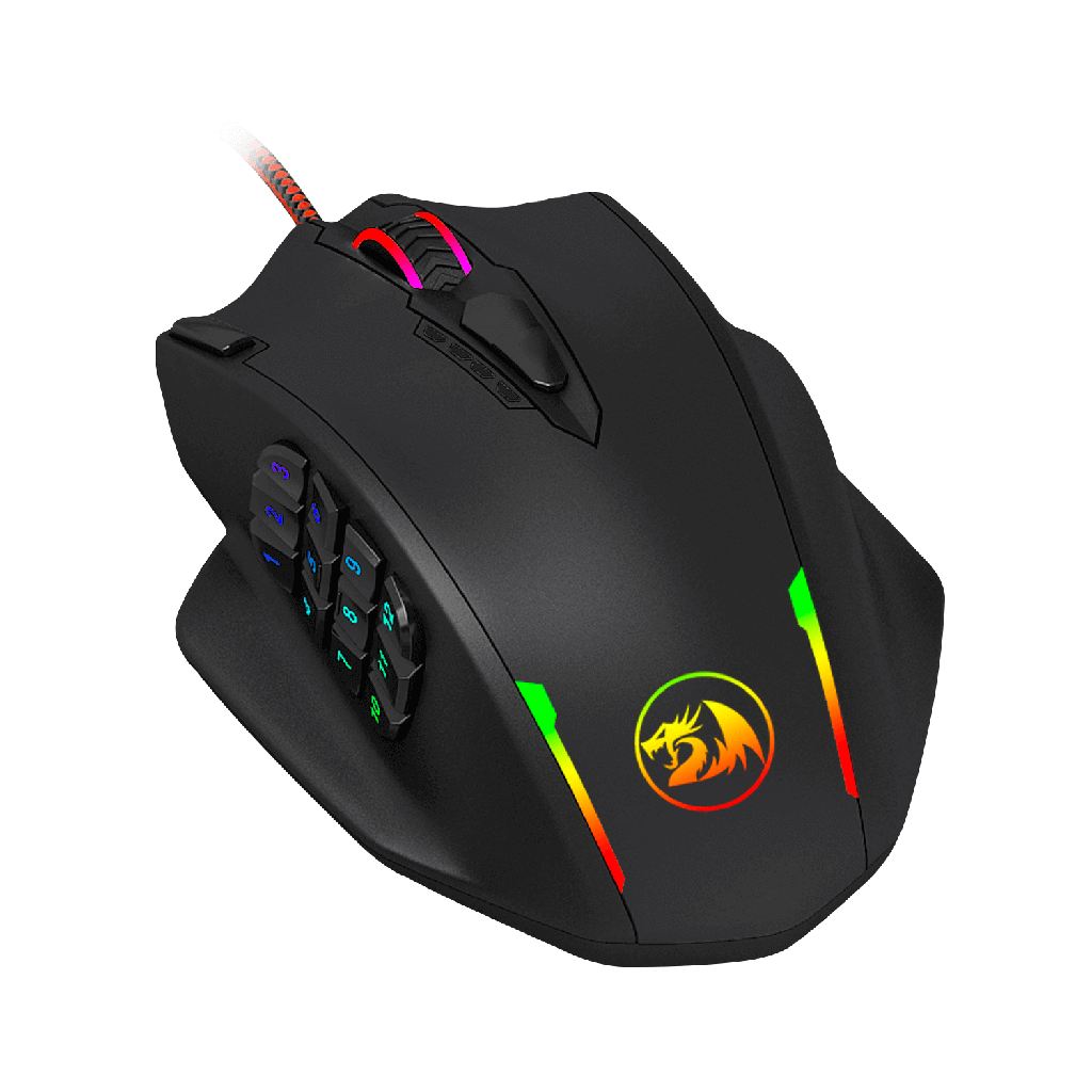 Mouse raton alambrico gaming Impact M908 Redragon 8800-0055