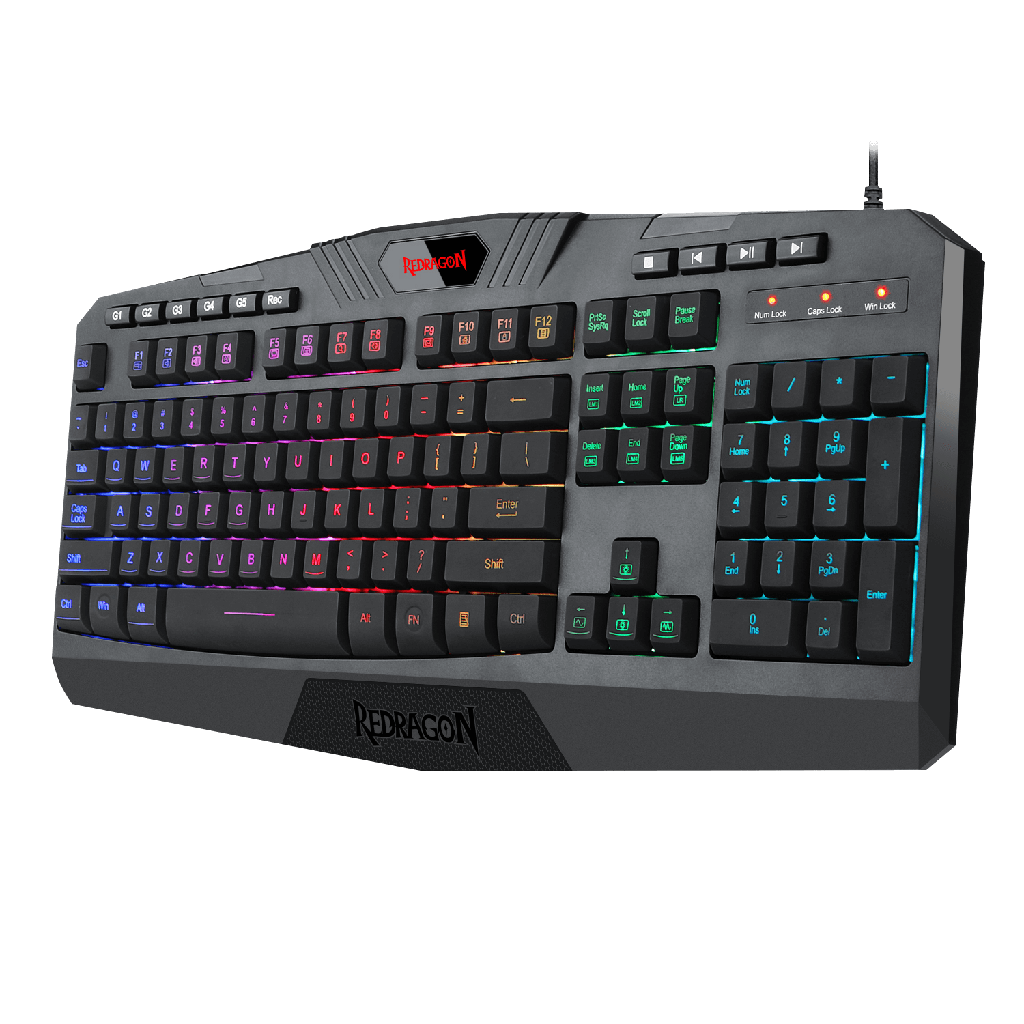 Teclado de Membrana Gaming RGB Harpe Pro K503A-RGB-SP Redragon 8800-0057