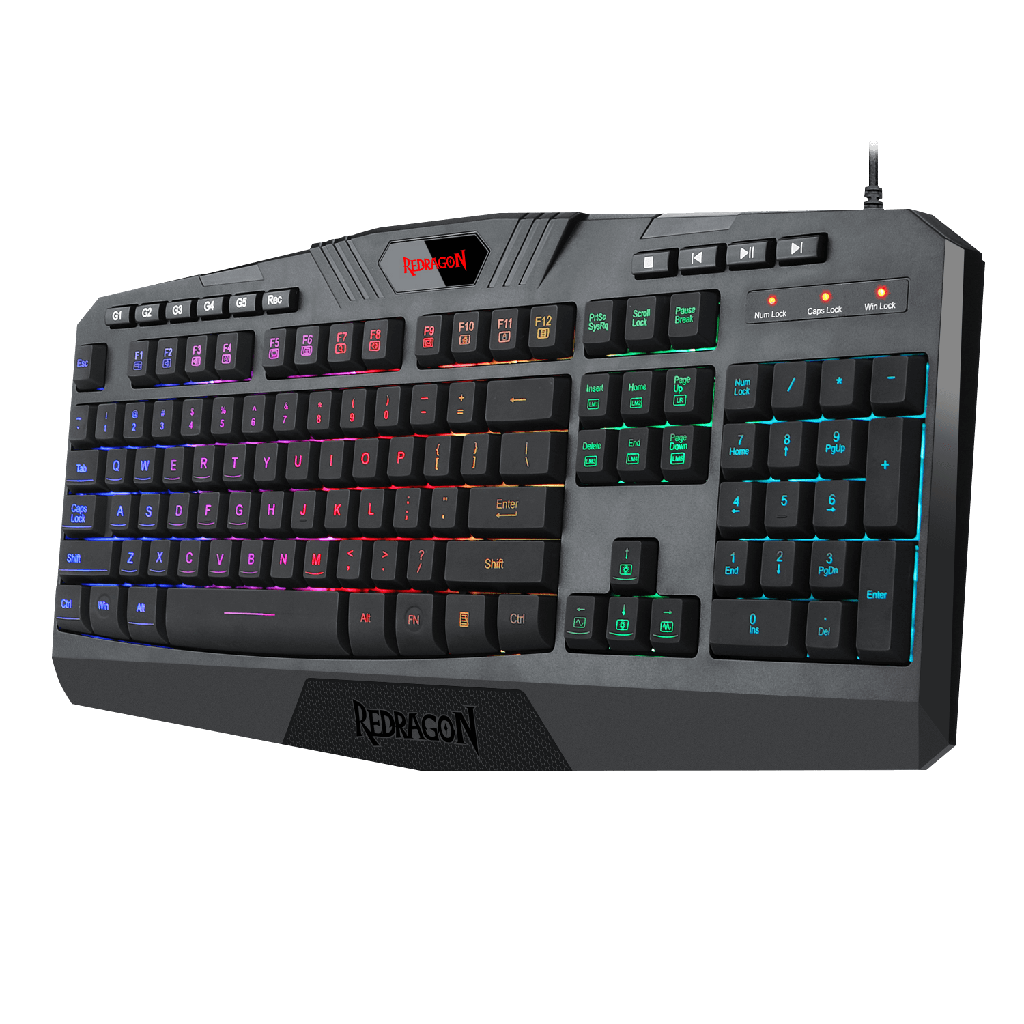 Teclado de membrana gaming RGB Harpe Pro K503A-RGB-SP Redragon 8800-0057