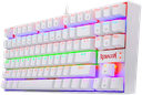 [TK552WRSP] Teclado mecanico gaming Rainbow, color blanco, swicth teclas rojas, español latino Kumara White K552W-KR-SP Redragon 8900-0070