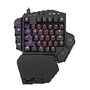 [TK585RGB] Teclado mini mecanico gaming una sola mano RGB, idioma ingles Diti K585RGB Redragon 8800-0065