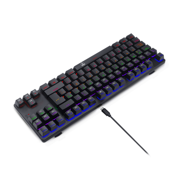 Teclado Gaming Mecanico Rainbow Switch Azul Bora T-TGK313-BL-SP T Dagger 8800-0138