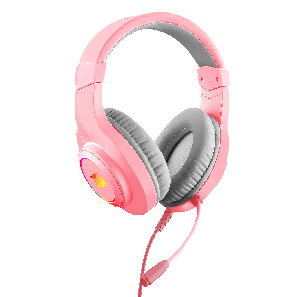 Audifono Gaming Alambrico Hylas Rosa H260P-RGB Redragon 8800-0163