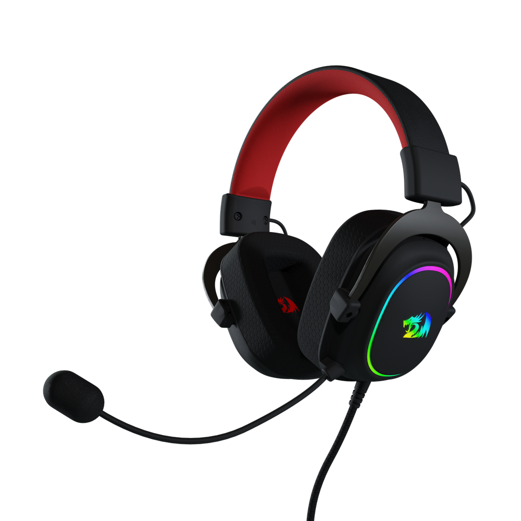 Audifono diadema alambrico gaming RGB con adaptador Zeus X H510-RGB Redragon     8800-0114