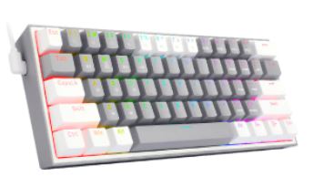 Teclado mecanico  Fizz Pro white/grey, wire &2.4G&BT , RGB K616RGB WG 8900-0135