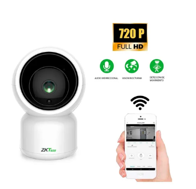 Camara de Seguridad Wi-Fi con Movimiento Panoramica 360°MC1 Zkteco