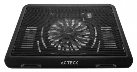 Acteck Base Enfriadora AC-929080 para Laptop 15", con 1 Ventilador 1000RPM, Negro TBE440