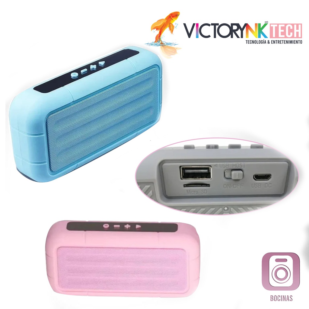 Bocina Pequeña portátil  inalámbrica Bluetooth radio OneDer GV11 M75