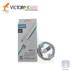 [TKBIP8IOS] Cable cargador y transmisor de datos de USB para ios iphone 2.0A 1m Kbod TKBIP8IOS