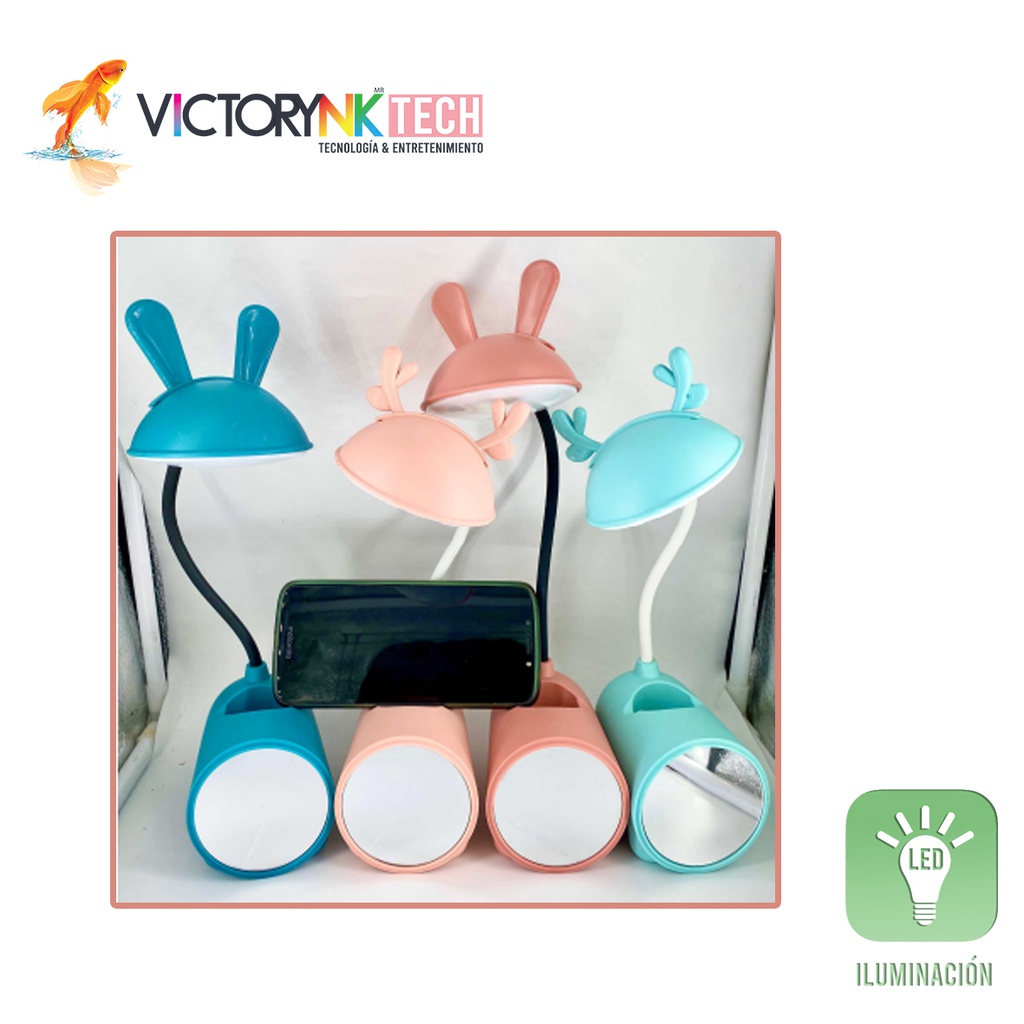Lampara Recargable para Escritorio con Portacelular Owii LAM015B