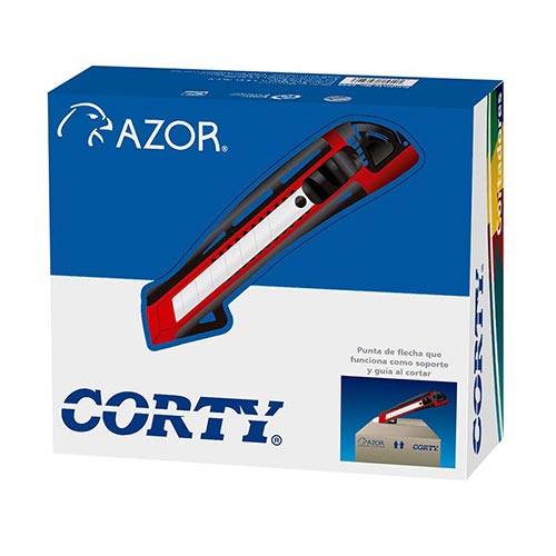 [PNE178] Cutter Plastico Nextep Grande Navaja 18mm Caja C/12 NE178