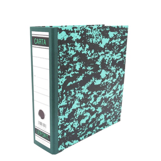 [PCARPVERDEC] Carpeta registrador carta tipo archivero verde capacidad 700 hojas Lefort