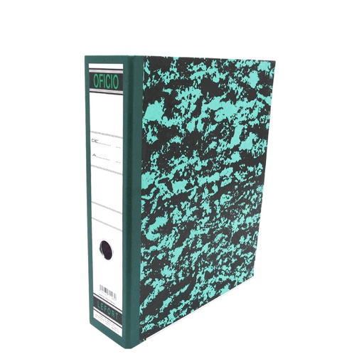 [PCARPVERDEO] Carpeta registrador oficio tipo archivero verde capacidad 700 hojas Lefort