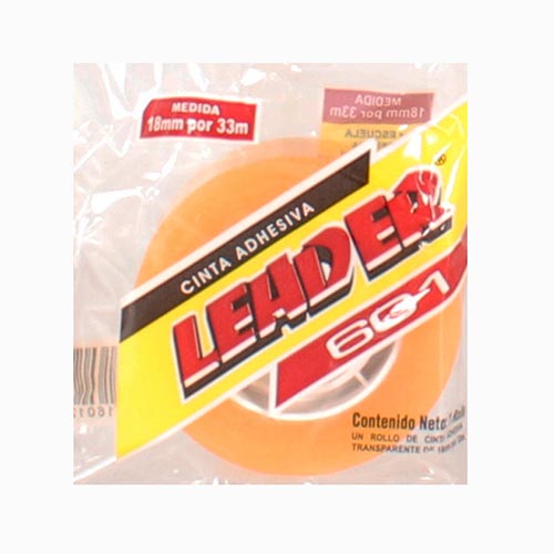 [PNE607T] Pack 2 Cinta Adhesiva Nextep Corte Facil 18mm x 33mts Bolsa NE607 T /2  pzs