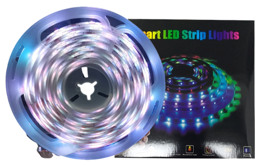 [TMX026] Tira Led Smart 5 Mts Luces Multicolor App Alexa Google Wifi TMX026