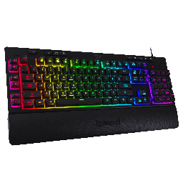 [TK512RGBSP] Teclado Gaming de Membrana Shiva K512-RGB-SP Negro RGB, Español Full Size Redragon 8800-0080