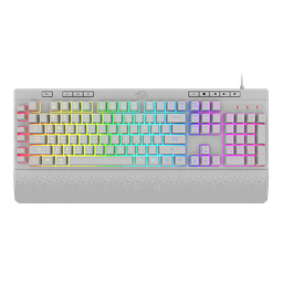 [TK512WRGBSP] Teclado Gaming de Membrana Shiva K512W-RGB-SP Blanco RGB, Español Full Size Redragon 8800-0080