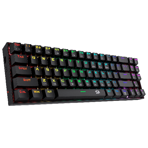 [TK599KRS] Teclado mecanico alambrico e inalambrico bluetooth gaming RGB Deimos color negro TK599KRS  Redragon 8900-0075