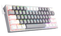 [K616RGBWG] Teclado mecanico  Fizz Pro white/grey, wire &2.4G&BT , RGB K616RGB WG 8900-0135