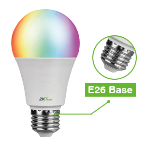 [TLB1] Foco LED Colores RGB Conexion Wi-Fi con Configuracion de Horarios LB1 Zkteco