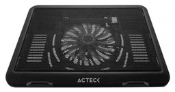 [TBE440] Acteck Base Enfriadora AC-929080 para Laptop 15", con 1 Ventilador 1000RPM, Negro TBE440